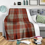 Scotstee Shop Tartan Plaid Blanket Davidson Dress Dancers Scottish Tartan Plaid Sherpa Blanket