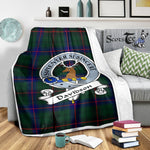 Scotstee Shop Tartan Plaid Blanket Davidson Modern Clan Badge Scottish Tartan Plaid Sherpa Blanket, Tartan Blanket, Plaid Blanket, Scottish Blanket, Gift Christmas Blanket, Christmas Blanket, Mother Day Gift, Father Day Gift