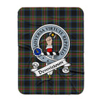 Scotstee Shop Tartan Plaid Blanket Denniston Clan Badge Scottish Tartan Plaid Sherpa Blanket, Tartan Blanket, Plaid Blanket, Scottish Blanket, Gift Christmas Blanket, Christmas Blanket, Mother Day Gift, Father Day Gift