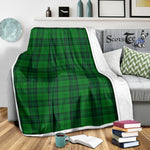Scotstee Shop Tartan Plaid Blanket Dunbar Hunting Scottish Tartan Plaid Sherpa Blanket