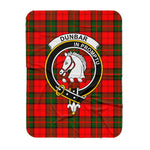 Scotstee Shop Tartan Plaid Blanket Dunbar Modern Clan Crest Badge Scottish Tartan Plaid Sherpa Blanket