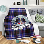 Scotstee Shop Tartan Plaid Blanket Dunlop Modern Clan Badge Scottish Tartan Plaid Sherpa Blanket, Tartan Blanket, Plaid Blanket, Scottish Blanket, Gift Christmas Blanket, Christmas Blanket, Mother Day Gift, Father Day Gift