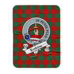 Scotstee Shop Tartan Plaid Blanket Erskine Clan Badge Scottish Tartan Plaid Sherpa Blanket, Tartan Blanket, Plaid Blanket, Scottish Blanket, Gift Christmas Blanket, Christmas Blanket, Mother Day Gift, Father Day Gift