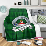 Scotstee Shop Tartan Plaid Blanket Erskine Hunting Clan Badge Scottish Tartan Plaid Sherpa Blanket, Tartan Blanket, Plaid Blanket, Scottish Blanket, Gift Christmas Blanket, Christmas Blanket, Mother Day Gift, Father Day Gift