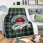 Scotstee Shop Tartan Plaid Blanket Farquharson Clan Badge Scottish Tartan Plaid Sherpa Blanket, Tartan Blanket, Plaid Blanket, Scottish Blanket, Gift Christmas Blanket, Christmas Blanket, Mother Day Gift, Father Day Gift