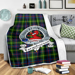 Scotstee Shop Tartan Plaid Blanket Farquharson Modern Clan Badge Scottish Tartan Plaid Sherpa Blanket, Tartan Blanket, Plaid Blanket, Scottish Blanket, Gift Christmas Blanket, Christmas Blanket, Mother Day Gift, Father Day Gift