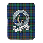 Scotstee Shop Tartan Plaid Blanket Fletcher Ancient Clan Badge Scottish Tartan Plaid Sherpa Blanket, Tartan Blanket, Plaid Blanket, Scottish Blanket, Gift Christmas Blanket, Christmas Blanket, Mother Day Gift, Father Day Gift