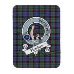 Scotstee Shop Tartan Plaid Blanket Fletcher Modern Clan Badge Scottish Tartan Plaid Sherpa Blanket, Tartan Blanket, Plaid Blanket, Scottish Blanket, Gift Christmas Blanket, Christmas Blanket, Mother Day Gift, Father Day Gift