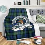 Scotstee Shop Tartan Plaid Blanket Forbes Ancient Clan Badge Scottish Tartan Plaid Sherpa Blanket, Tartan Blanket, Plaid Blanket, Scottish Blanket, Gift Christmas Blanket, Christmas Blanket, Mother Day Gift, Father Day Gift