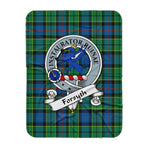 Scotstee Shop Tartan Plaid Blanket Forsyth Ancient Clan Badge Scottish Tartan Plaid Sherpa Blanket, Tartan Blanket, Plaid Blanket, Scottish Blanket, Gift Christmas Blanket, Christmas Blanket, Mother Day Gift, Father Day Gift