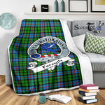 Scotstee Shop Tartan Plaid Blanket Forsyth Clan Badge Scottish Tartan Plaid Sherpa Blanket, Tartan Blanket, Plaid Blanket, Scottish Blanket, Gift Christmas Blanket, Christmas Blanket, Mother Day Gift, Father Day Gift