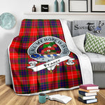 Scotstee Shop Tartan Plaid Blanket Fraser Modern Clan Badge Scottish Tartan Plaid Sherpa Blanket, Tartan Blanket, Plaid Blanket, Scottish Blanket, Gift Christmas Blanket, Christmas Blanket, Mother Day Gift, Father Day Gift