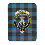 Scotstee Shop Tartan Plaid Blanket Garden Clan Crest Badge Scottish Tartan Plaid Sherpa Blanket