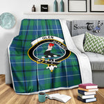 Scotstee Shop Tartan Plaid Blanket Glen Ancient Clan Crest Badge Scottish Tartan Plaid Sherpa Blanket