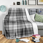 Scotstee Shop Tartan Plaid Blanket Glen Grey Scottish Tartan Plaid Sherpa Blanket