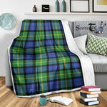 Scotstee Shop Tartan Plaid Blanket Gordon Old Ancient Scottish Tartan Plaid Sherpa Blanket