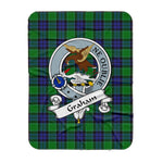 Scotstee Shop Tartan Plaid Blanket Graham Of Menteith Clan Badge Scottish Tartan Plaid Sherpa Blanket, Tartan Blanket, Plaid Blanket, Scottish Blanket, Gift Christmas Blanket, Christmas Blanket, Mother Day Gift, Father Day Gift
