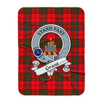 Scotstee Shop Tartan Plaid Blanket Grant Modern Clan Badge Scottish Tartan Plaid Sherpa Blanket, Tartan Blanket, Plaid Blanket, Scottish Blanket, Gift Christmas Blanket, Christmas Blanket, Mother Day Gift, Father Day Gift