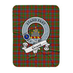 Scotstee Shop Tartan Plaid Blanket Grant Of Monymusk Clan Badge Scottish Tartan Plaid Sherpa Blanket, Tartan Blanket, Plaid Blanket, Scottish Blanket, Gift Christmas Blanket, Christmas Blanket, Mother Day Gift, Father Day Gift