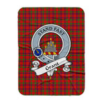 Scotstee Shop Tartan Plaid Blanket Grant Of Rothiemurchus Clan Badge Scottish Tartan Plaid Sherpa Blanket, Tartan Blanket, Plaid Blanket, Scottish Blanket, Gift Christmas Blanket, Christmas Blanket, Mother Day Gift, Father Day Gift