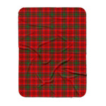 Scotstee Shop Tartan Plaid Blanket Grant Red Scottish Tartan Plaid Sherpa Blanket