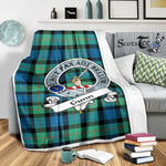 Scotstee Shop Tartan Plaid Blanket Gunn Ancient Clan Badge Scottish Tartan Plaid Sherpa Blanket, Tartan Blanket, Plaid Blanket, Scottish Blanket, Gift Christmas Blanket, Christmas Blanket, Mother Day Gift, Father Day Gift