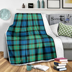 Scotstee Shop Tartan Plaid Blanket Gunn Ancient Scottish Tartan Plaid Sherpa Blanket