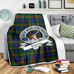 Scotstee Shop Tartan Plaid Blanket Gunn Clan Badge Scottish Tartan Plaid Sherpa Blanket, Tartan Blanket, Plaid Blanket, Scottish Blanket, Gift Christmas Blanket, Christmas Blanket, Mother Day Gift, Father Day Gift