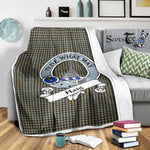 Scotstee Shop Tartan Plaid Blanket Haig Gray Clan Badge Scottish Tartan Plaid Sherpa Blanket, Tartan Blanket, Plaid Blanket, Scottish Blanket, Gift Christmas Blanket, Christmas Blanket, Mother Day Gift, Father Day Gift