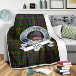 Scotstee Shop Tartan Plaid Blanket Hall Clan Badge Scottish Tartan Plaid Sherpa Blanket, Tartan Blanket, Plaid Blanket, Scottish Blanket, Gift Christmas Blanket, Christmas Blanket, Mother Day Gift, Father Day Gift