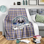 Scotstee Shop Tartan Plaid Blanket Hannay Clan Badge Scottish Tartan Plaid Sherpa Blanket, Tartan Blanket, Plaid Blanket, Scottish Blanket, Gift Christmas Blanket, Christmas Blanket, Mother Day Gift, Father Day Gift