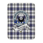 Scotstee Shop Tartan Plaid Blanket Hannay Grey Clan Badge Scottish Tartan Plaid Sherpa Blanket, Tartan Blanket, Plaid Blanket, Scottish Blanket, Gift Christmas Blanket, Christmas Blanket, Mother Day Gift, Father Day Gift