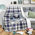 Scotstee Shop Tartan Plaid Blanket Hannay Grey Clan Badge Scottish Tartan Plaid Sherpa Blanket, Tartan Blanket, Plaid Blanket, Scottish Blanket, Gift Christmas Blanket, Christmas Blanket, Mother Day Gift, Father Day Gift