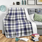 Scotstee Shop Tartan Plaid Blanket Hannay Grey Scottish Tartan Plaid Sherpa Blanket