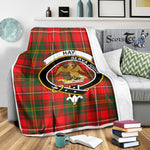Scotstee Shop Tartan Plaid Blanket Hay Modern Clan Crest Badge Scottish Tartan Plaid Sherpa Blanket
