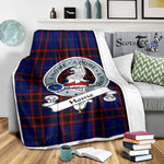 Scotstee Shop Tartan Plaid Blanket Home Modern Clan Badge Scottish Tartan Plaid Sherpa Blanket, Tartan Blanket, Plaid Blanket, Scottish Blanket, Gift Christmas Blanket, Christmas Blanket, Mother Day Gift, Father Day Gift