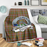 Scotstee Shop Tartan Plaid Blanket Hunter 1819 Clan Badge Scottish Tartan Plaid Sherpa Blanket, Tartan Blanket, Plaid Blanket, Scottish Blanket, Gift Christmas Blanket, Christmas Blanket, Mother Day Gift, Father Day Gift