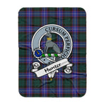 Scotstee Shop Tartan Plaid Blanket Hunter Modern Clan Badge Scottish Tartan Plaid Sherpa Blanket, Tartan Blanket, Plaid Blanket, Scottish Blanket, Gift Christmas Blanket, Christmas Blanket, Mother Day Gift, Father Day Gift