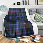Scotstee Shop Tartan Plaid Blanket Hunter Modern Scottish Tartan Plaid Sherpa Blanket