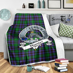 Scotstee Shop Tartan Plaid Blanket Hunter Of Peeblesshire Clan Badge Scottish Tartan Plaid Sherpa Blanket, Tartan Blanket, Plaid Blanket, Scottish Blanket, Gift Christmas Blanket, Christmas Blanket, Mother Day Gift, Father Day Gift