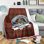 Scotstee Shop Tartan Plaid Blanket Hunter USA Clan Badge Scottish Tartan Plaid Sherpa Blanket, Tartan Blanket, Plaid Blanket, Scottish Blanket, Gift Christmas Blanket, Christmas Blanket, Mother Day Gift, Father Day Gift