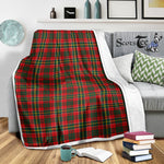 Scotstee Shop Tartan Plaid Blanket Hunter USA Scottish Tartan Plaid Sherpa Blanket