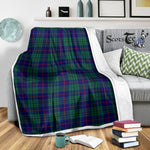Scotstee Shop Tartan Plaid Blanket Hutton Scottish Tartan Plaid Sherpa Blanket