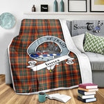 Scotstee Shop Tartan Plaid Blanket Innes Ancient Clan Badge Scottish Tartan Plaid Sherpa Blanket, Tartan Blanket, Plaid Blanket, Scottish Blanket, Gift Christmas Blanket, Christmas Blanket, Mother Day Gift, Father Day Gift