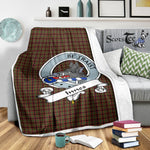 Scotstee Shop Tartan Plaid Blanket Innes Of Cowie Clan Badge Scottish Tartan Plaid Sherpa Blanket, Tartan Blanket, Plaid Blanket, Scottish Blanket, Gift Christmas Blanket, Christmas Blanket, Mother Day Gift, Father Day Gift