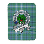 Scotstee Shop Tartan Plaid Blanket Irvine Clan Badge Scottish Tartan Plaid Sherpa Blanket, Tartan Blanket, Plaid Blanket, Scottish Blanket, Gift Christmas Blanket, Christmas Blanket, Mother Day Gift, Father Day Gift