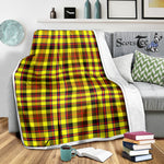 Scotstee Shop Tartan Plaid Blanket Jardine Yellow Scottish Tartan Plaid Sherpa Blanket