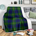 Scotstee Shop Tartan Plaid Blanket Johnson Scottish Tartan Plaid Sherpa Blanket