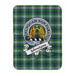 Scotstee Shop Tartan Plaid Blanket Johnston Dress Clan Badge Scottish Tartan Plaid Sherpa Blanket, Tartan Blanket, Plaid Blanket, Scottish Blanket, Gift Christmas Blanket, Christmas Blanket, Mother Day Gift, Father Day Gift