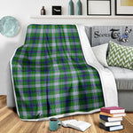 Scotstee Shop Tartan Plaid Blanket Johnston Dress Scottish Tartan Plaid Sherpa Blanket